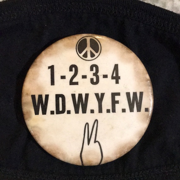 Vintage Other - Vintage 60’s Vietnam Era Protest War Button